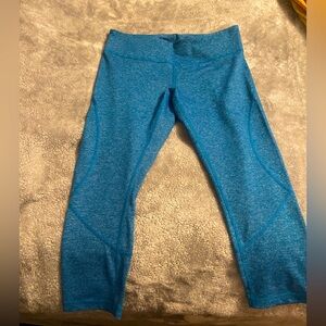 Zella Blue Cropped Leggings